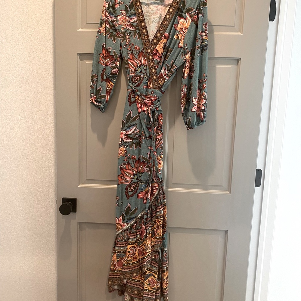 Farm Rio for Anthropologie wrap dress